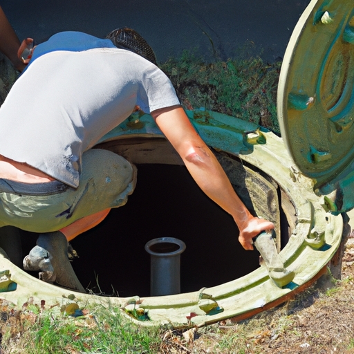 What is the process for scheduling a septic tank pump-out with area companies?