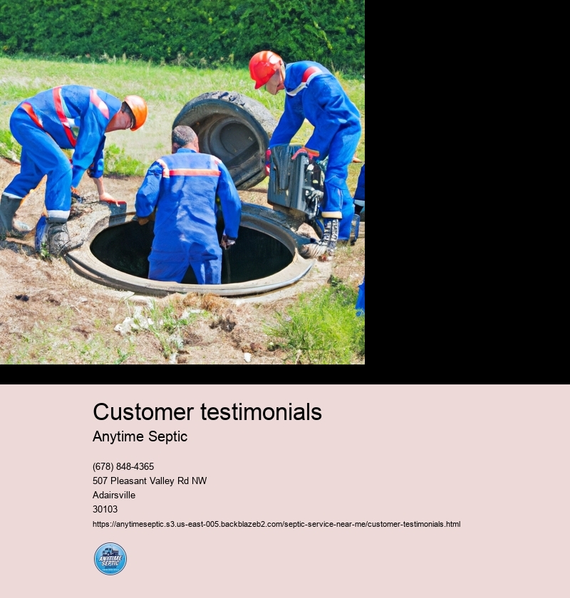 Customer testimonials
