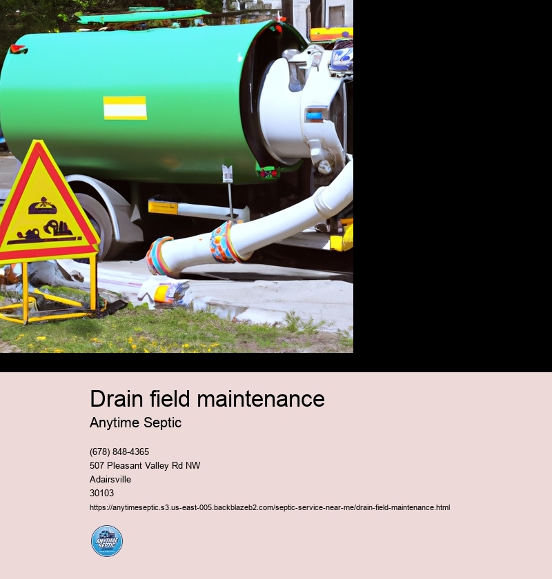 Drain field maintenance